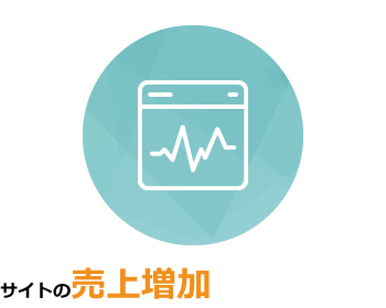 サイトの売上増加